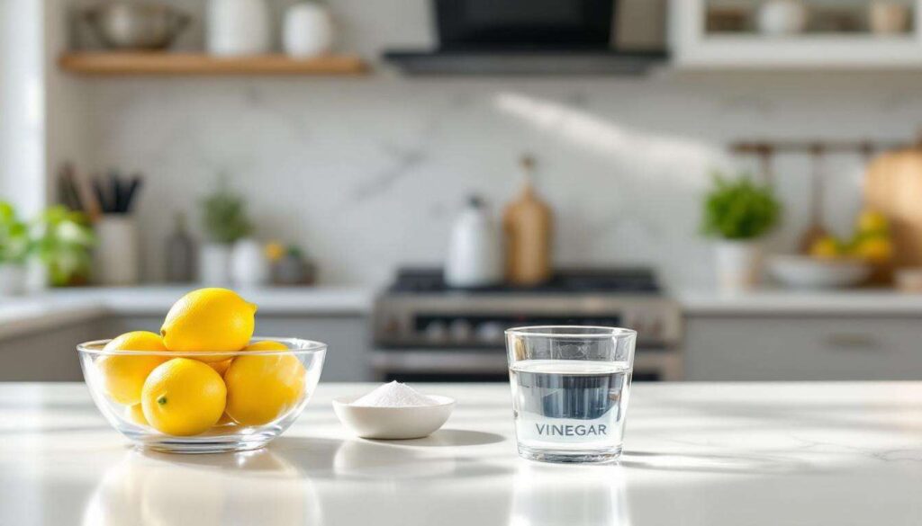 Cuisine sans odeur : astuces de chefs avec vinaigre, citron et bicarbonate pour un air frais immédiat
