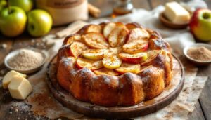 Cette recette de gâteau aux pommes fondant fait émerveiller tout le monde (petits et grands l’adorent)
