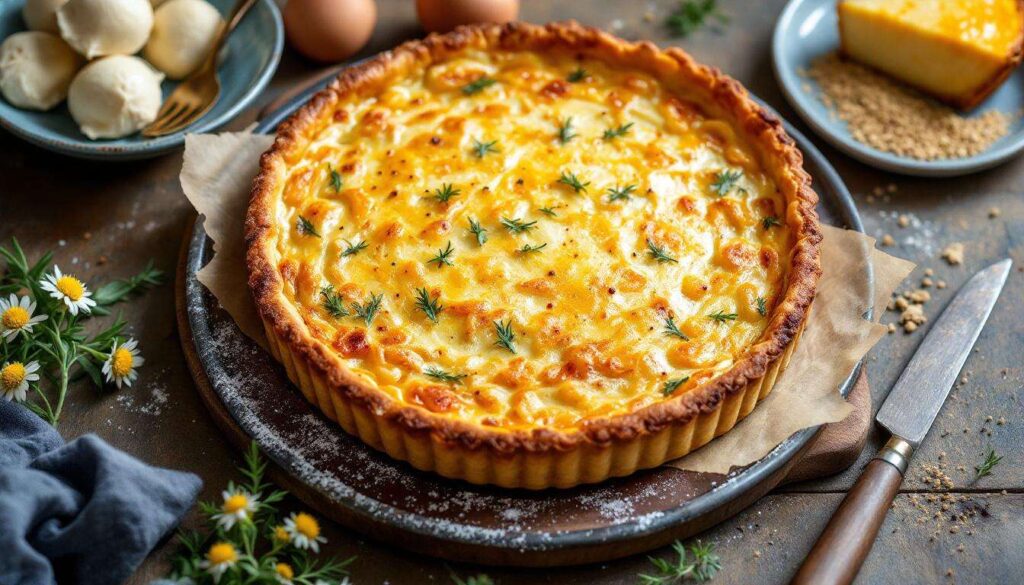 Cette tarte rustique aux poireaux et comté est délicieuse, voici sa recette