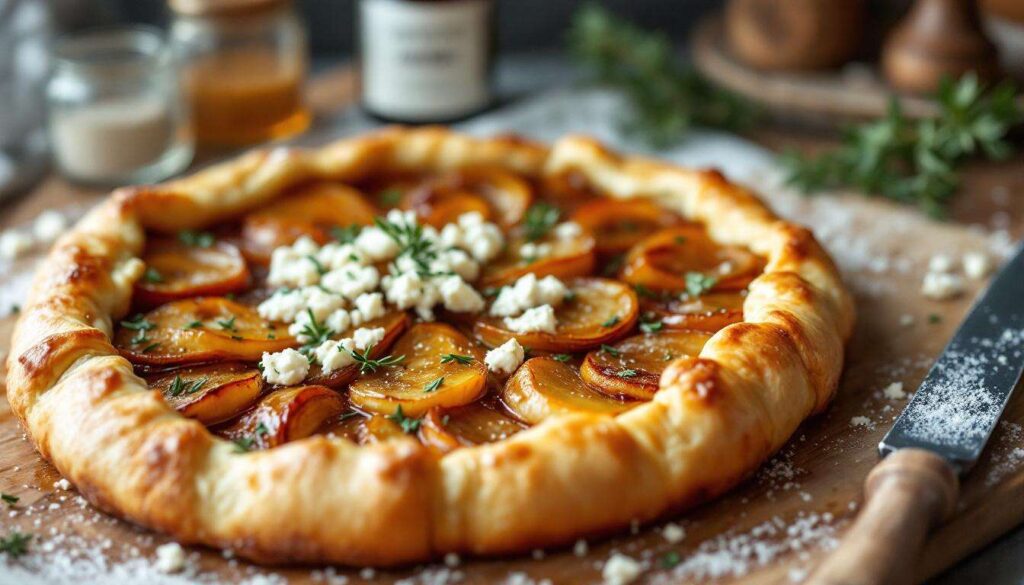 Cette recette de tarte tatin salée, à préparer en un tour de main, est parfaite pour se réchauffer durant les longues soirées d’hiver