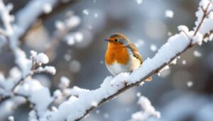 Rouges-gorges : placez simplement ça dans votre jardin et vous les aiderez à survivre au gel