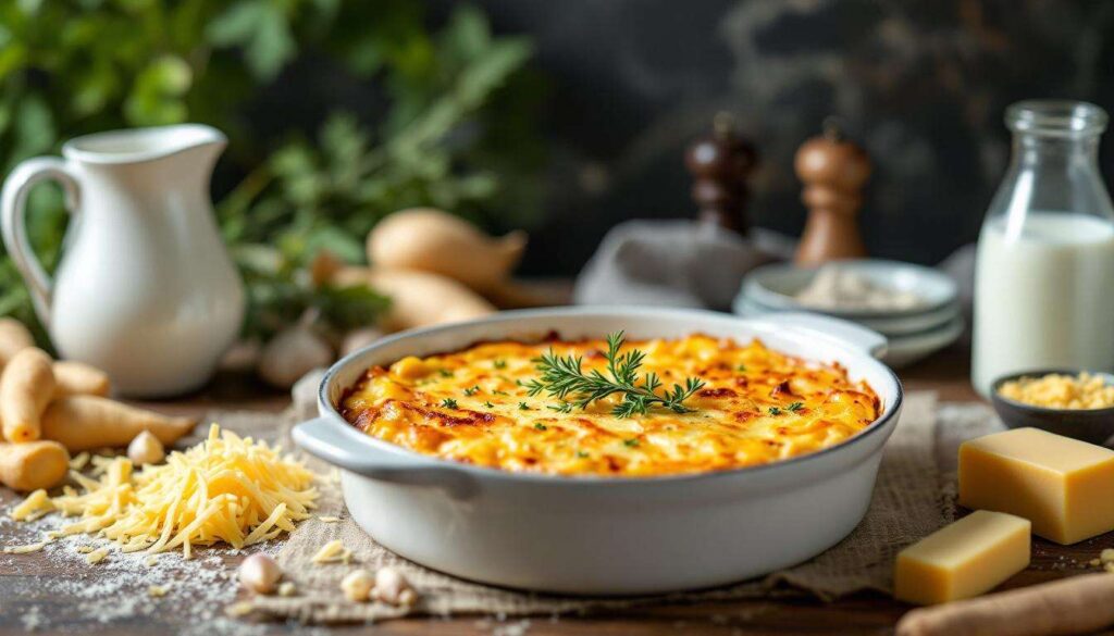 Adieu les pommes de terre ou les courges, ce gratin de panais aux 3 fromages est l'accompagnement de Noël qui change