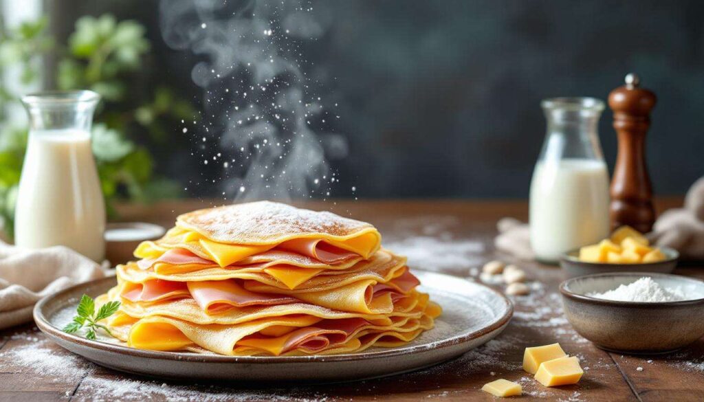 Oubliez les croque-monsieur : ces crêpes jambon-fromage font un carton (recette express)