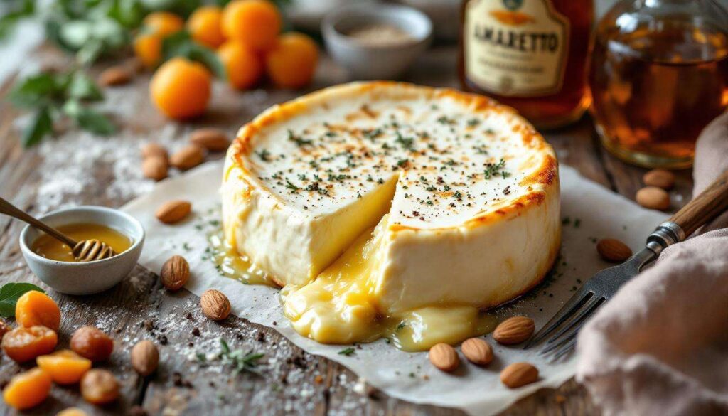 Le brie fourré aux abricots et aux amandes qui fait oublier tous les autres fromages du plateau