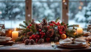 5 idées de centre de table nature pour Noël ?
