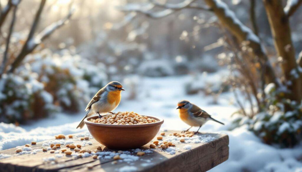 En décembre, ce petit aliment du placard que les jardiniers négligent peut vraiment sauver les oiseaux de leur jardin