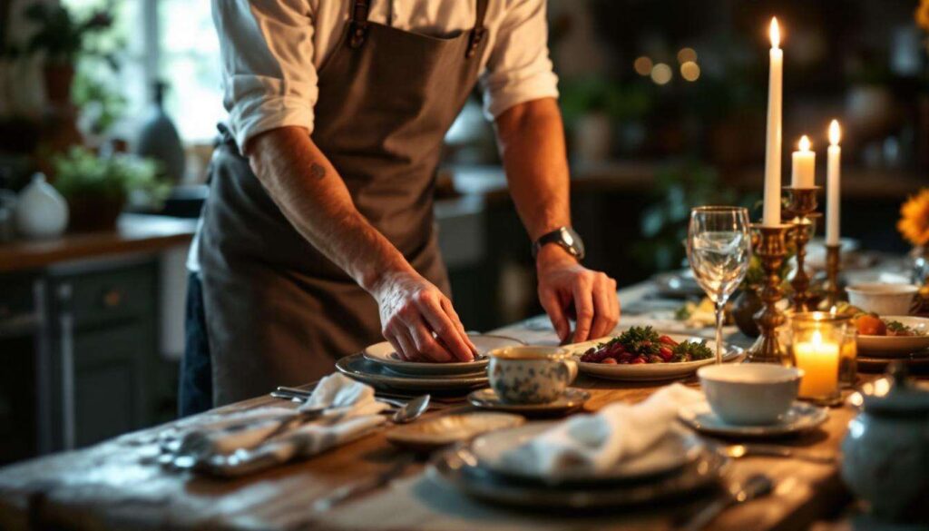 Les secrets du chef Jean-François Piège pour dresser une belle table en seconde main