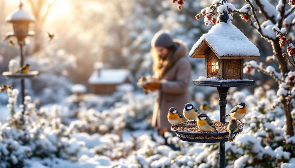 Les conseils d'un jardinier pour aider les oiseaux à affronter l'hiver