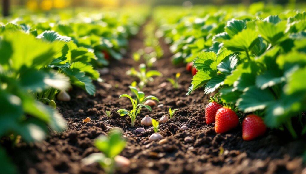 Pourquoi planter de l'ail à côté de vos fraisiers peut changer complètement votre récolte l'année prochaine