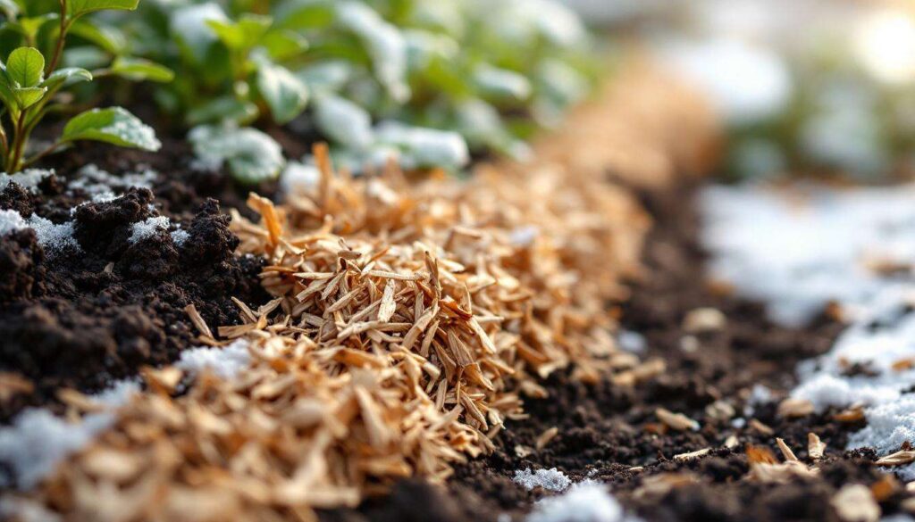 Jardin : ce matériau gratuit posé sur la terre en hiver évite les mauvaises herbes et un sol dur comme du béton