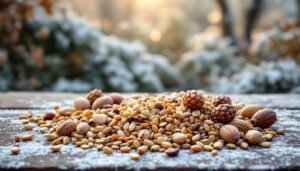On parle souvent de nichoirs, mais rarement de cet aliment vital pour la survie des oiseaux en hiver
