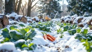 Depuis que j’enterre du bois sous mes cultures, plus aucun légume ne gèle de tout l’hiver
