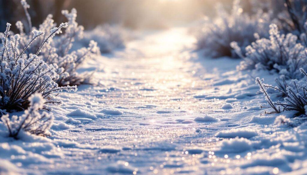 Chemins verglacés cet hiver : ce déchet de cuisine que vous jetez chaque matin remplace le sable sans abîmer le jardin