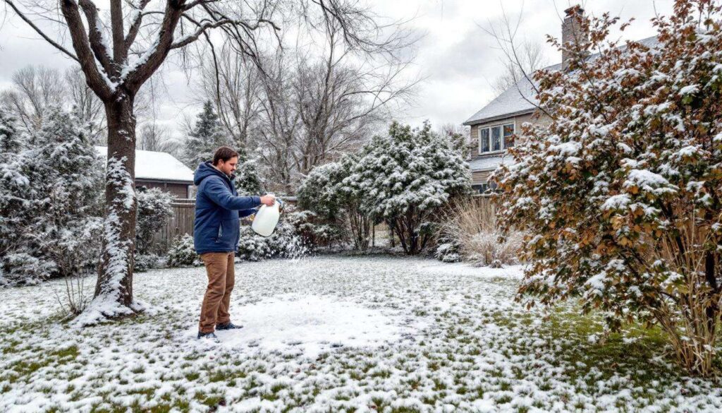 Verser du liquide vaisselle sur sa pelouse en hiver : analyse d'une astuce qui oppose jardiniers et experts