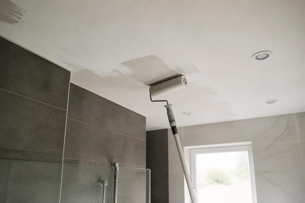 Comment peindre un plafond de salle de bain : guide complet