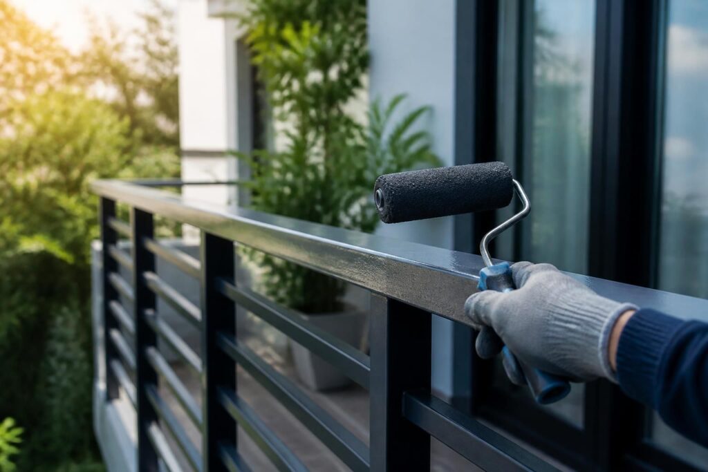 Peindre de l'aluminium en extérieur : guide complet